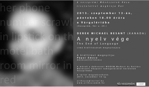Derek Michael Besant kiállítás 2013  - Derek Michael Besant Veszprémben