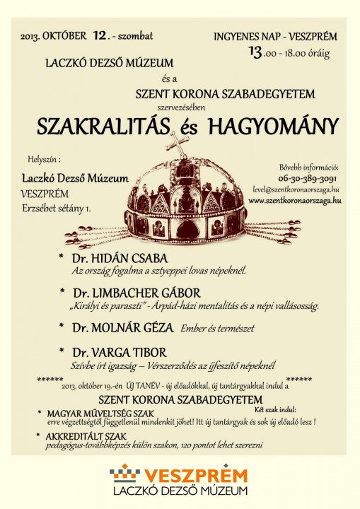   - SZAKRALITÁS és HAGYOMÁNY